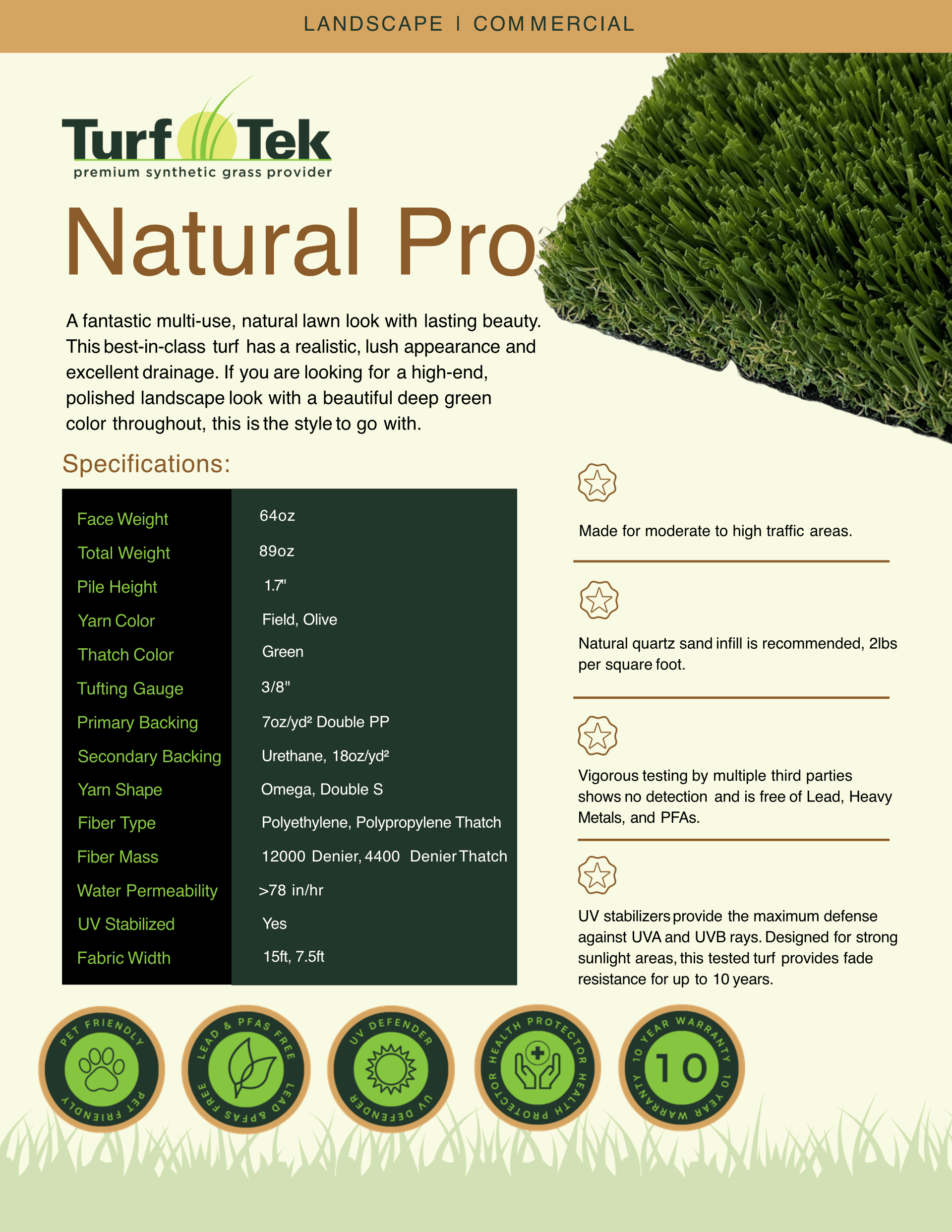 Ideal Turf Outlet | Ideal Turf Solutions Natural Pro TurfTek
